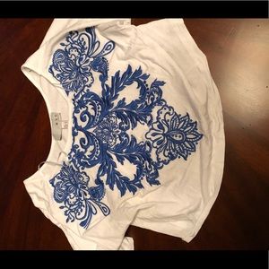 Embellished crop top